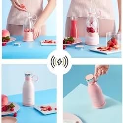 Dr.Boyd’s HEALTH portable miXer mini blender for Shakes and Smoothies- 12 oz Container, Magnetic Wireless charging, Rechargeable Battery, 50w Motor, Waterproof, Built in Safety Features