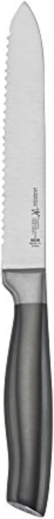 HENCKELS Graphite Razor-Sharp 13-pc Knife Set German Engineered Informed by 100+ Years of Mastery, Chefs Knife, Black/Stainless