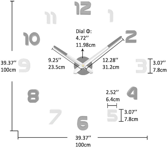 VANGOLD Design XL Size Wall Clock