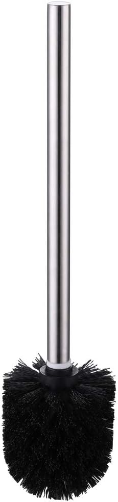 Angle Simple Toilet Brushes, Toilet Bowl Scrubber Brush Head 3 PCS with Cleaner Wand for Bathroom Restroom