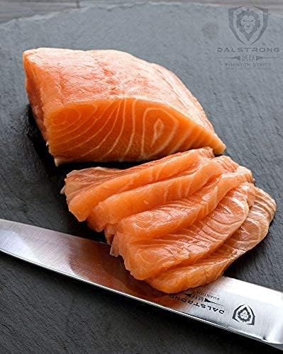 Dalstrong Yanagiba Knife - 9.5 inch - Phantom Series - Sushi Knife - Japanese High-Carbon AUS8 Steel - Pakkawood Handle - Japanese Knife - Sheath Included