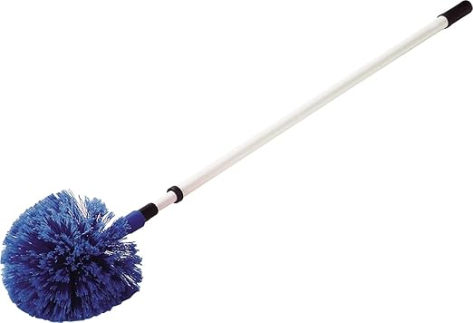 SPARTA Flo-Pac Rounded Duster Cleaning Duster with Electrostatically Charged Bristles for Cleaning, 9 X 7 X 7 Inches, Blue, (Pack of 12)