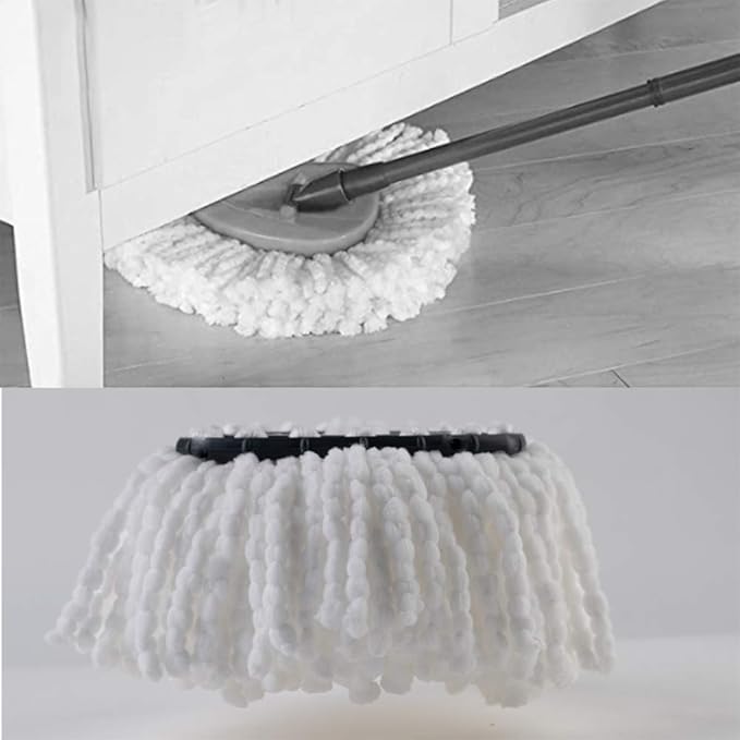 6 Pack Spin Mop Replacement Heads Microfiber Spin Mop Refills Easy Cleaning Mop Head