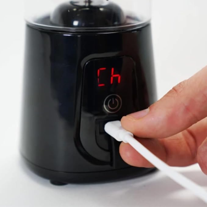 BLENDi Pro+ Portable Blender (17.5oz, Black) – Upgraded Ice Crushing 120W Motor, USB-C Rechargeable, Cordless Personal Blender Smoothies & Shakes – BPA-Free, ravel-Friendly (NEW)