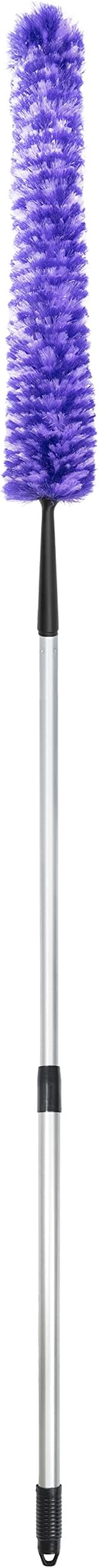 Fuller Brush Furry Wand Duster - 30" Netted Fiber Cleaner - Bendable Hand Sweeper Cleans Dust Dirt Lint & Cobwebs on Window Blinds Shelves Counters & More