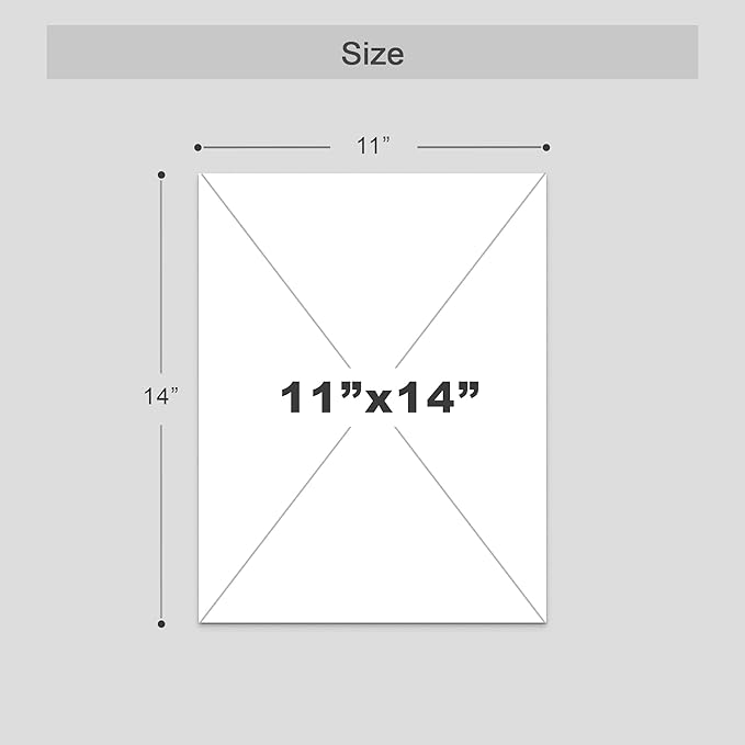 SIGNWIN Poster Bathroom Decor 11"x14"x 4, Wall Art Room Decor Multicolor for Living Room, Bedroom, Office White Beach Grass Cloudy Ocean Sea Wave Horizon Nature Wilderness Realism Landscape