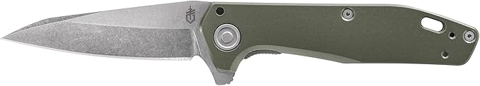 Gerber Gear Fastball - Slim, Lightweight Folding Knife with Lock Release - Pocket Knife with 3-Position Clip - EDC Gear - 3" - Made in USA - Flat Sage