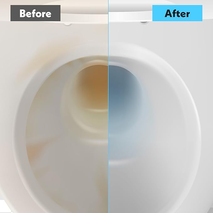 12 Pack Pumice Stone Toilet Bowl Cleaner, Toilet Pumice Stone with Handle for Toilet Cleaning, Bathtubs, Sinks, Swimming Pools, Grills