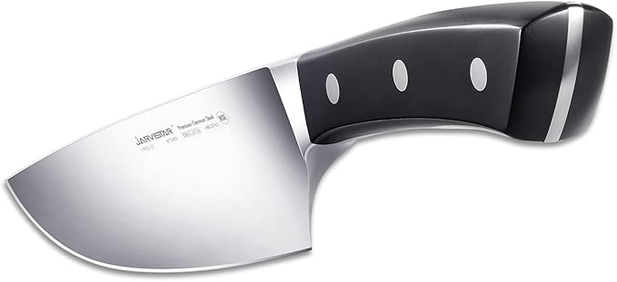 JARVISTAR 8 Inch Chef’s Knife: Professional kitchen knife - Ultra Sharp High Carbon Stainless Steel Forged Short Bolster - Chef Knife Ergonomic Handle for Cutting Vegetable