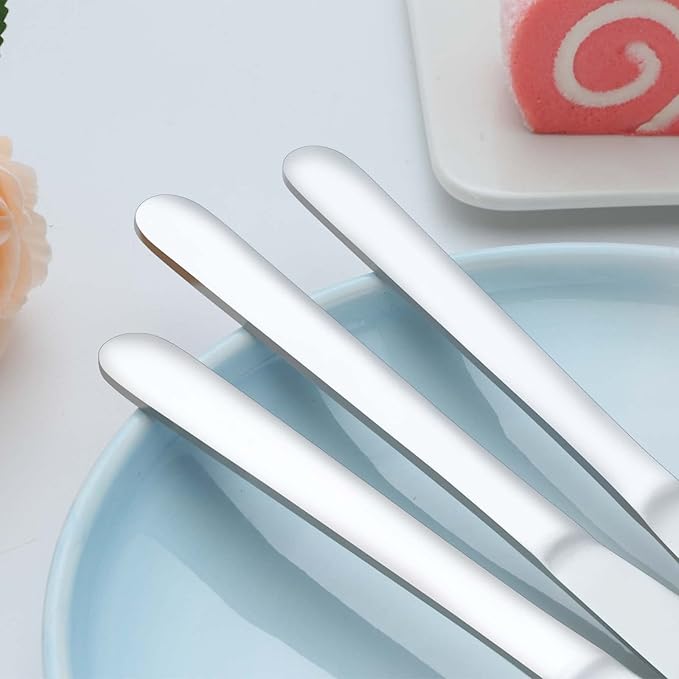 12-Piece Dinner Knives Set, Knife Set (9 Inches), Table Knife, Food Grade Stainless Steel Butter Knives, Knives Silverware for Home/Restaurant/Kitchen, Dishwasher Safe & Mirror Polished