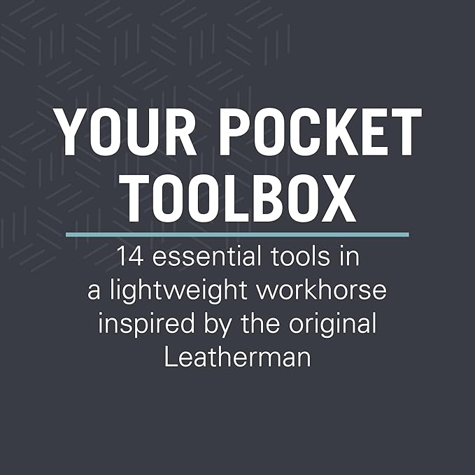 LEATHERMAN, Bond, 14-in-1 Lightweight Multi-tool for Camping, Hiking & Everyday Carry (EDC), Made in USA, Heathered Cranberry