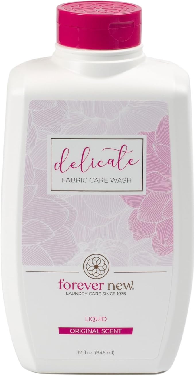 Forever New 32oz Liquid Original Scent Fabric Care Wash 2 Pack (64oz Total) Natural Laundry Detergent