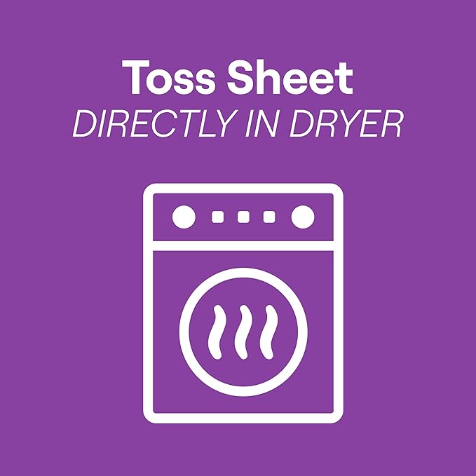 Seventh Generation Dryer Sheets Fabric Softener Fresh Lavender Scent with 100% Essential Oils and Botanical Ingredients 80 Sheets (Pack of 4)