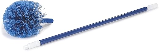 SPARTA Flo-Pac Rounded Duster Cleaning Duster with Electrostatically Charged Bristles for Cleaning, 9 X 7 X 7 Inches, Blue