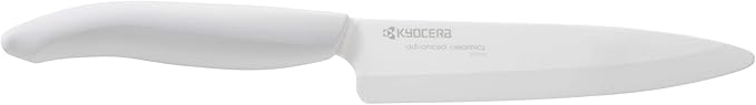 Kyocera Advanced Ceramic Revolution Series 3-inch Paring Knife, White Handle, White Blade