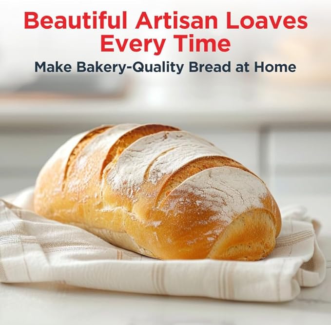 Bread Proofing Basket Set of 2 - Round 9" & Oval 8" Sourdough Bread Baking Supplies w/Linen Liner, Scrapers, Scoring Lame, Whisk, Blades Banneton Proofing Baskets - Sourdough Starter Kit for Beginners