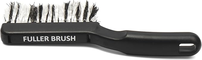 Fuller Brush Electronics Dusting Brush Set – for Laptop, Screen, Keyboard, TV, Phone, Vehicle Dash – Dual-Ended Duster with Microfiber and Goat Hair – Mini Bench Brush Duster with Polystatic Fibers