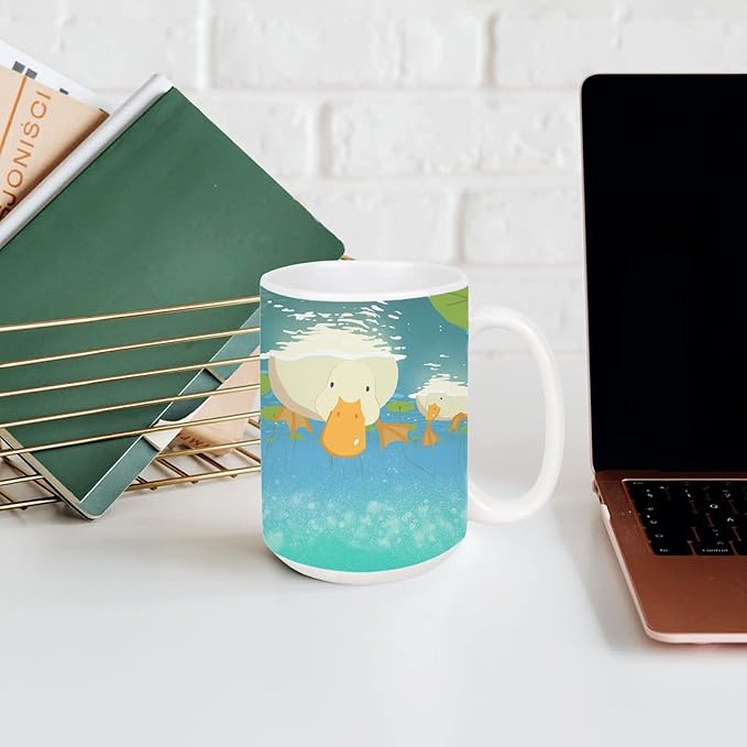 Sublimation Blank Ceramic Coffee Mugs Set of 6 Pcs White Mugs 15 oz Porcelain Espresso Cups Sublimation Mugs Blank DIY for Coffee Soup Tea Milk Latte Hot Cocoa etc