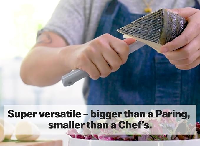 Misen 5.5" Utility Knife – High Carbon Japanese AUS-10 Stainless Steel – Hybrid German & Japanese Blade – Precision Kitchen Knife for Professionals & Home Cooks – Ultimate Cutting Performance - Green