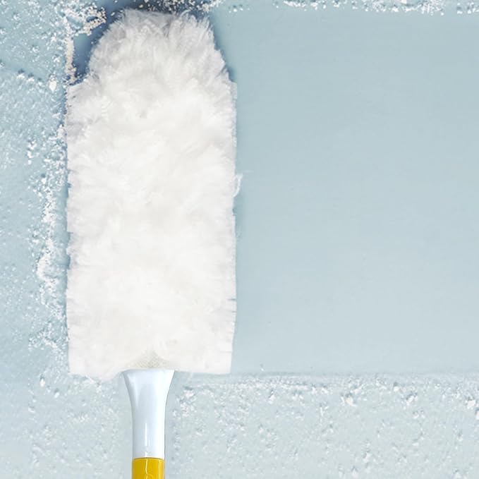 Car Interior Duster - Ultimate Cleaning Tool for Cars, House, and Office - Compact Mini Design for Effortless Dust Removal Double-Sided Design 2handle +10 Duster Refills.