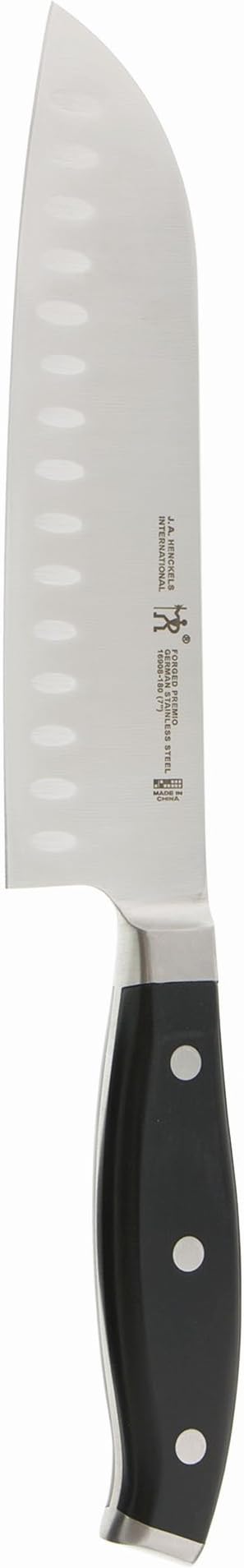 HENCKELS Forged Premio 13-Pc Knife Block set, Chef Knife, Paring Knife, Utility Knife, Light Brown, Stainless Steel