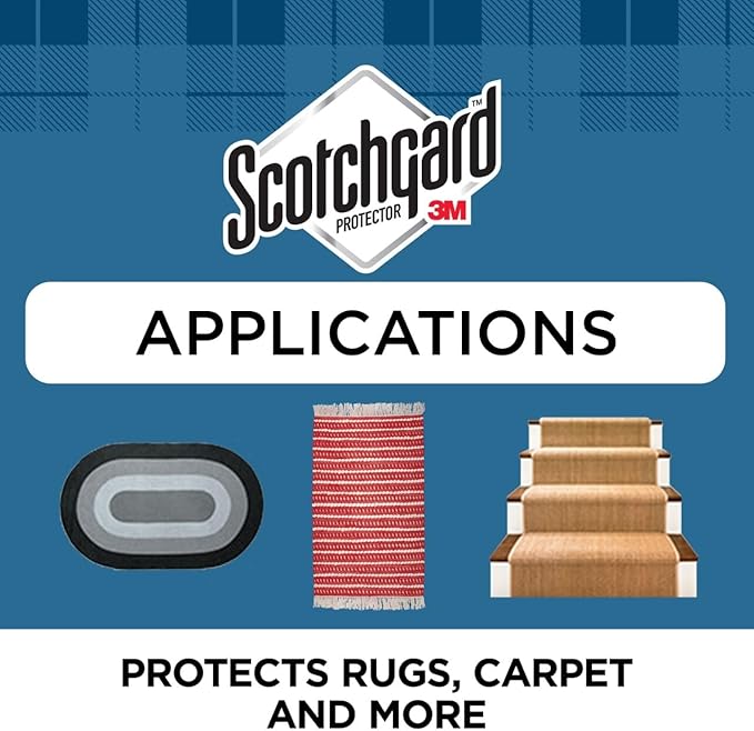 Scotchgard Rug & Carpet Protector, Carpet & Rug Protector Blocks Stains During Spring and Summer Gatherings, Fabric Protector Makes Cleanup of Stains from Muddy Footprints Easier, 14 oz(Pack of 6)