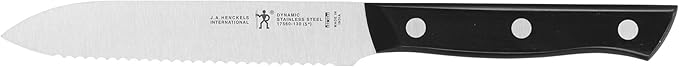HENCKELS Dynamic Razor-Sharp 5-inch Utility Knife, Tomato Knife, German Engineered Informed by 100+ Years of Mastery