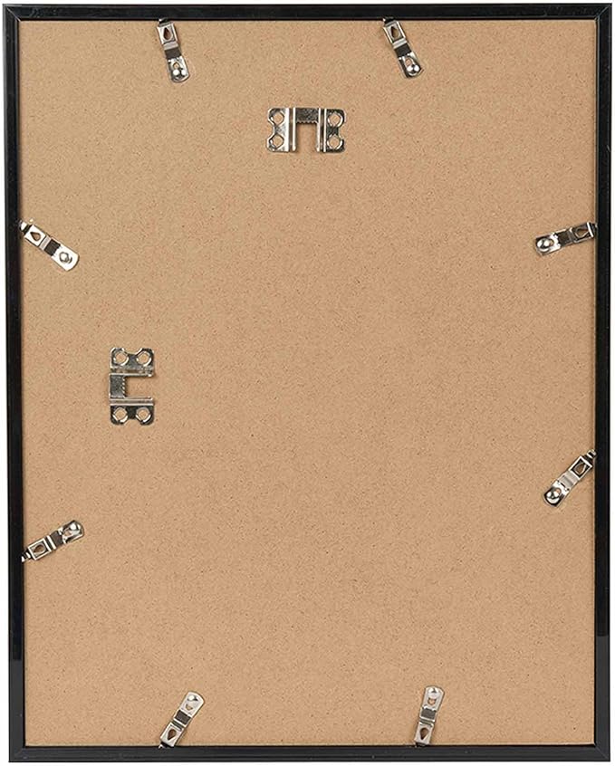 12 Pack 12x16 Picture Frame with 11x14 Mat, Display 11x14 with Mat or 12x16 Without Mat, 12 by 16 Frames Bulk Set of 12 Collage Gallery Wall Decor Photo Frames Set for Wall, Black