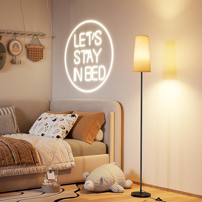 SUNMORY Floor Lamps for Living Room/Bedroom/Office, Standing Lamp with 9W LED Bulb, 3 Color Temperature 61'' Tall Lamp, Suitable for Modern/Boho/Farmhouse and Other Home Decor Styles