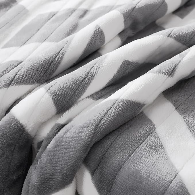 VENTIMI Electric Blanket Heated Throw, 62" x 84" Heated Blanket with 9 Heat Levels & 2 to 10 Hours Auto Off, Fast Heating Blankets with ETL & FCC Certification, Grey