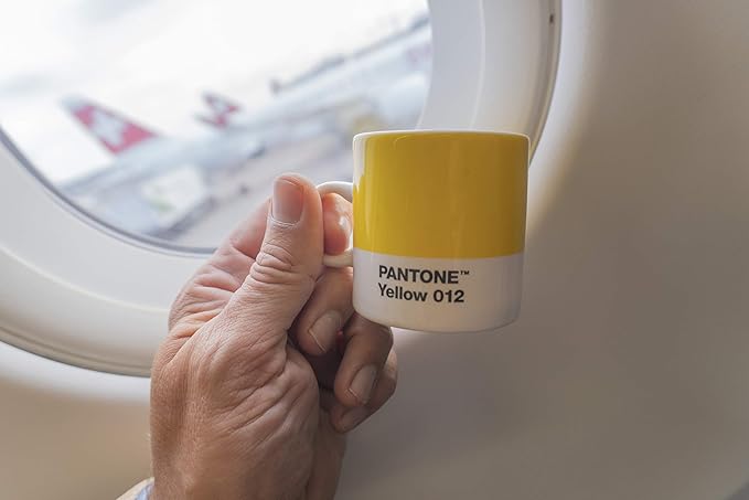 PANTONE 101040012 Ceramic Espresso Cup 6.20 x 8.60 x 6.15 cm, Ceramic, Light Pink, 6,20 x 8,60 x 6,15 cm