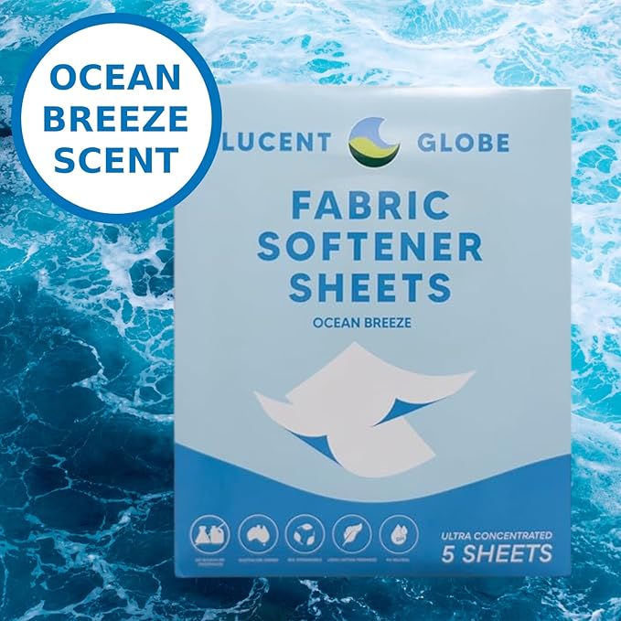Laundry Detergent Sheets - Pre-Measured Laundry Sheets - Powerful Stain Removal - Gentle on Skin & Fabrics - Works in All Washers - Convenient. (Fragrance free - 5 Sheet Pack)