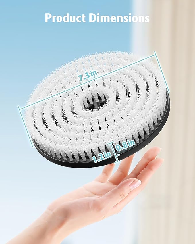 AIR U+ Newly Upgraded Steam Mop Replacement Brush Pads for Shark Steam and Scrub Mop S8201 S8001 S7201 S7000 Series (2 Count)