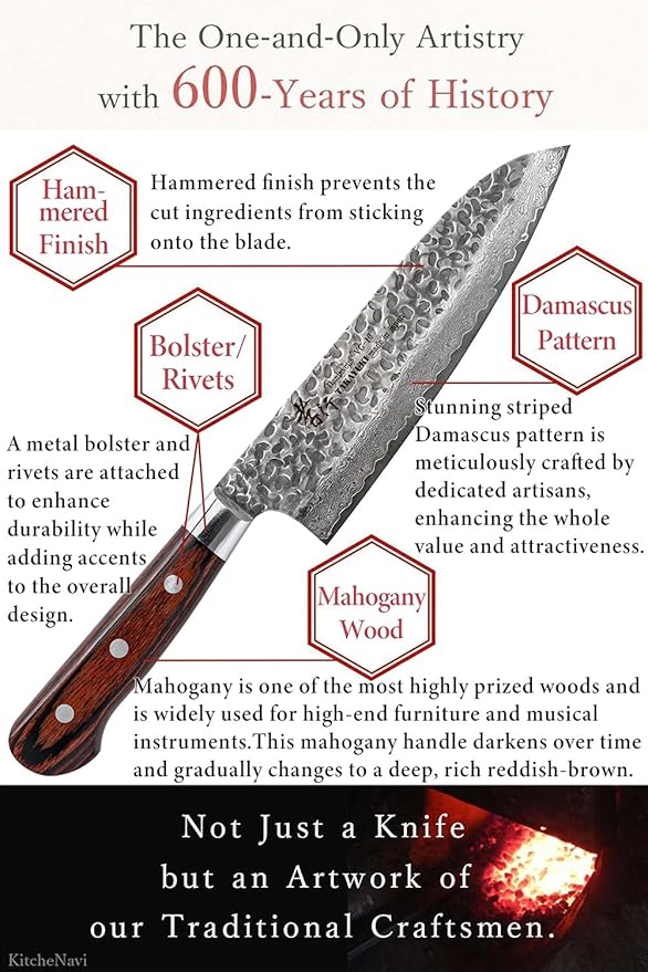 Sakai Takayuki Damascus Sushi Knife - Yanagiba Knife, 10.5 inch (MPN DY270)