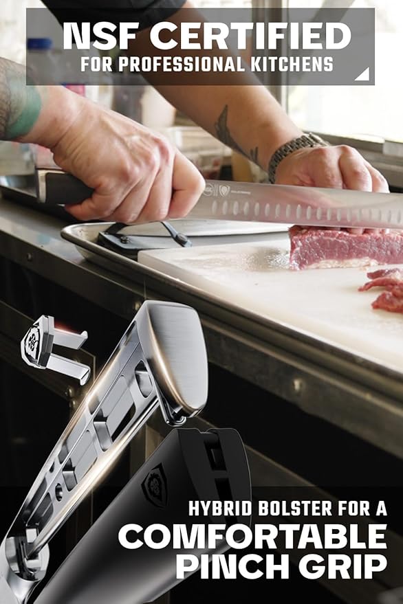 Dalstrong Slicing & Carving Knife - 12 inch - Vanquish Series - Forged High Carbon German Steel - POM Handle - Professional Kitchen Knife Gift - Razor Sharp Slicer Knife - NSF Certified