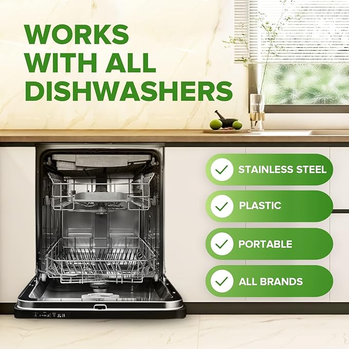 Washing Machine Cleaner + Dishwasher Cleaner Bundle - Heavy Duty Appliance Deep Cleaning, Descaling and Deodorizing