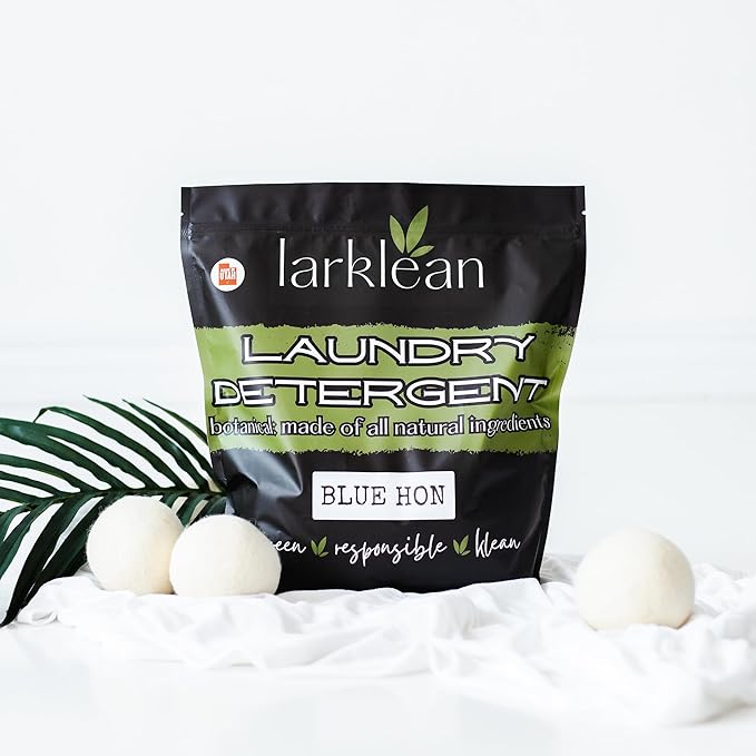 Laundry Detergent Powder | Non-Toxic Laundry Detergent for Sensitive Skin | Easy To Use, Tough on Stains, Gentle on Fabrics | Botanical Laundry Powder (Blue Hon) | Natural (Fruity and Floral)