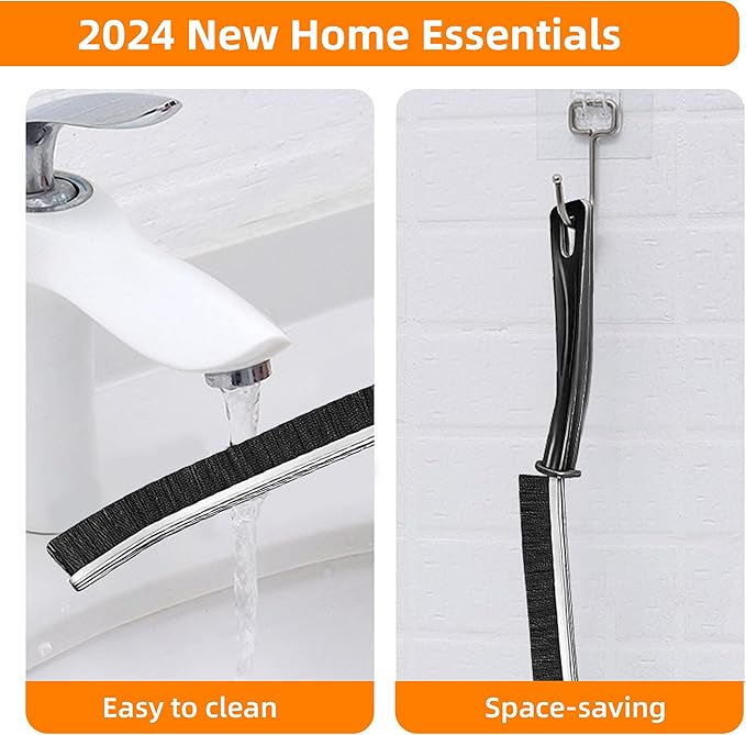 6Pcs Hard-bristled Crevice Cleaning Brush, Multifunctional Thin Gap Scrub Brush, Bathroom Cleaner Tools for Household Use, Kitchen, Window, Toilet, Grout, Faucets, Car