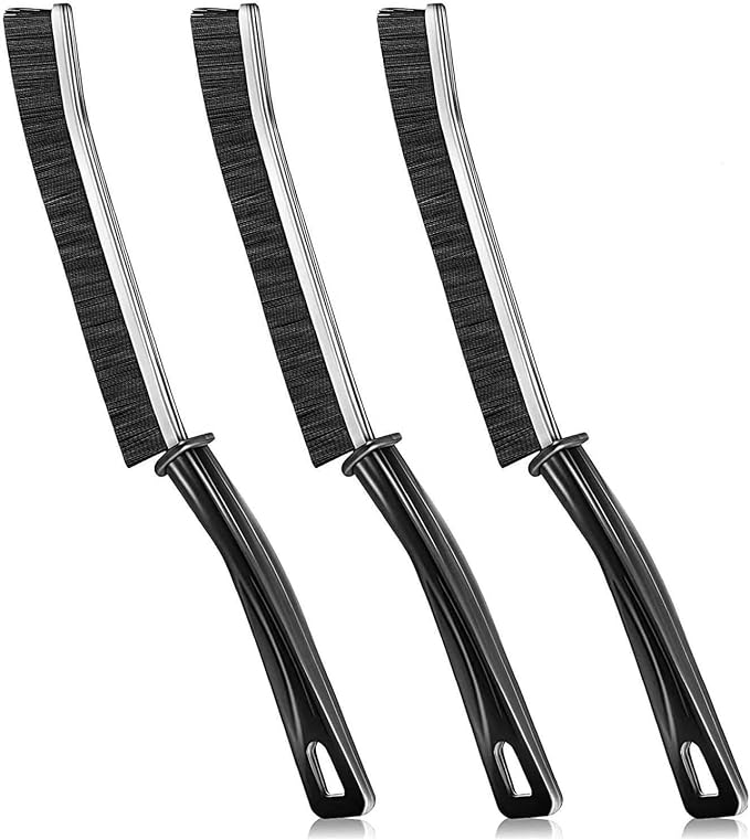 3 Pcs Crevice Cleaning Brush Multifunctional Hard Bristle Gap Cleaning Brush Tool, Grout Brush for Household Use, Home, Kitchen, Bathroom, Window, Vehicle, Faucets, Toilet, Grout