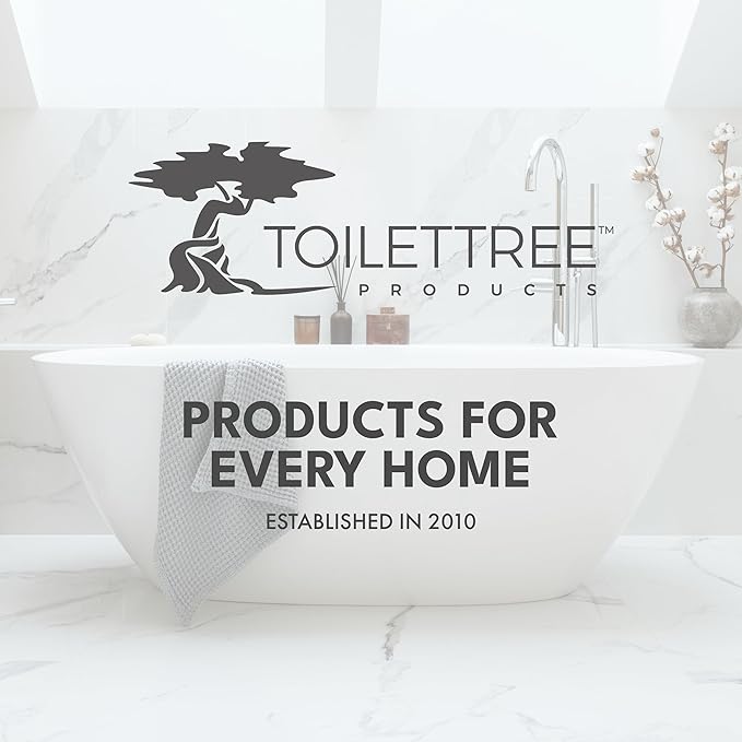ToiletTree Products Stainless Steel Plunger - Heavy Duty Toilet Bowl Plunger with Holder for Bathroom Essentials and House Cleaning Tools - Stainless Steel, 6.5” x 6.5” x 18.5”