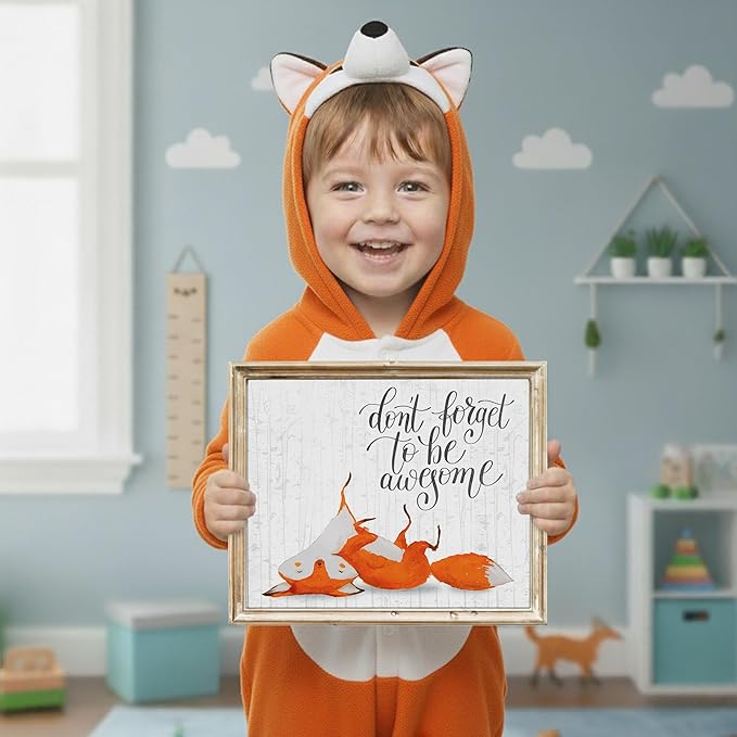 Fox Art Prints (Set of 4) - Unframed - 11X14s | Wall Decor to Bring Nature's Charm Indoors | A Stunning Addition to Any Art Lover's Collection | Home Office Decor | Living Room Decor