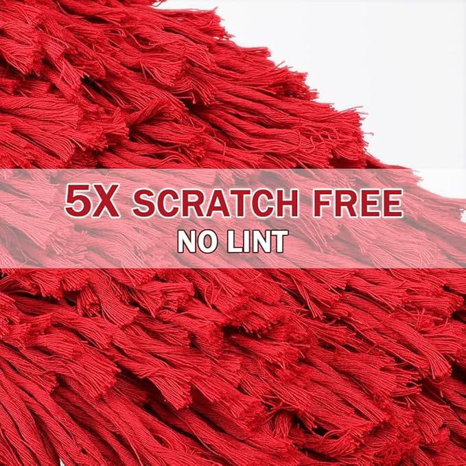 Car Duster Exterior Scratch Free with Extendable Handle,Wax Cotton Hair Car Brush Kit, Auto Detailing Brush for SUV,RV,Truck and Motorcycle,No Lint,Gifts for Men Women