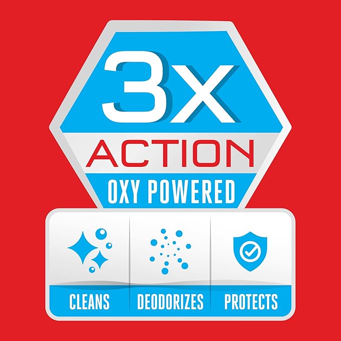 Rug Doctor Triple Action Oxy Deep Carpet Cleaner, 48 oz., Deep Cleans, Deodorizes, & Protects, Concentrated, Professional-Grade, 3X Action Formula