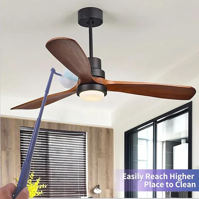 Replacement Duster Handles Compatible with Swiffer Duster Refill, Extended Handle, Adjustable Length (Blue 1pc)