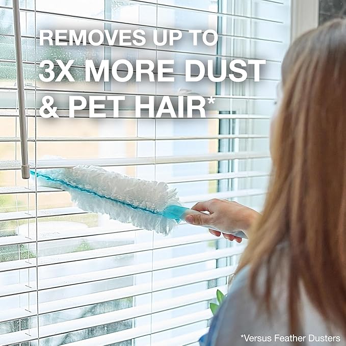 Bona Disposable Duster Refills - 5 Pack - High Performance Dusting System - Microfiber Dusters Remove Dust and Pet Hair for Quick Spot Cleaning