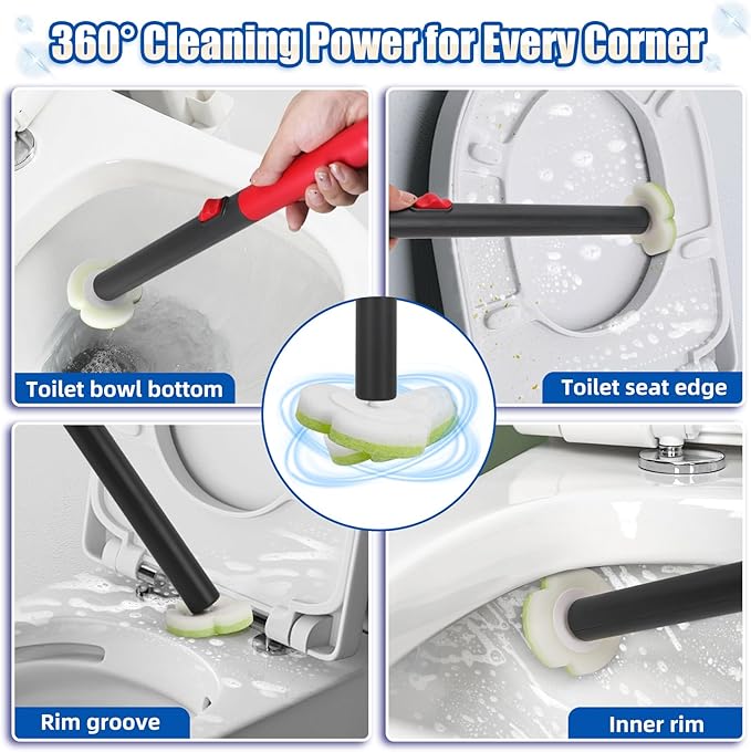 Toilet Bowl Cleaner Wand Refills,70 PCS Disposable Toilet Brush Heads Compatible with Wa.IE Jiemi and Most Wand,Disposable Wand Heads for Deep Cleaning