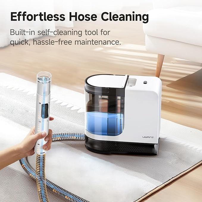 uwant Portable Carpet Cleaner 18Kpa Powerful Suction Spot Upholstery Cleaner for Deep Cleaning Self-Cleaning Carpet Cleaner Machine with Exclusive Specialty Tools for Pets (Pro 18Kpa)