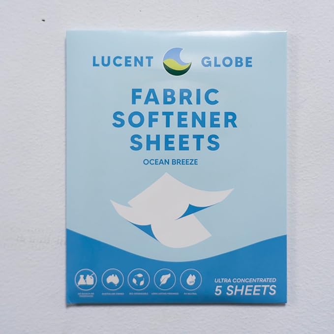 Laundry Detergent Sheets - Pre-Measured Laundry Sheets - Powerful Stain Removal - Gentle on Skin & Fabrics - Works in All Washers - Convenient. (Fragrance free - 5 Sheet Pack)