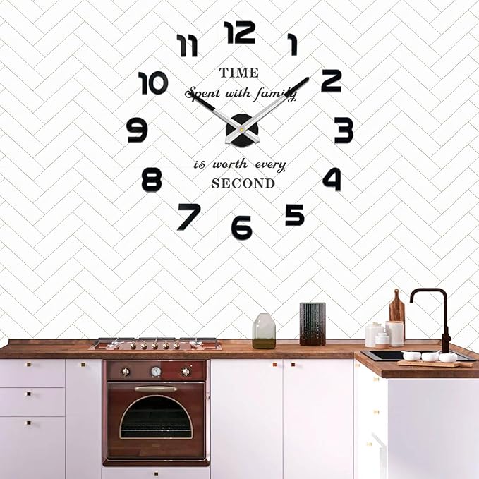 VANGOLD Big Wall Clock for Living Room