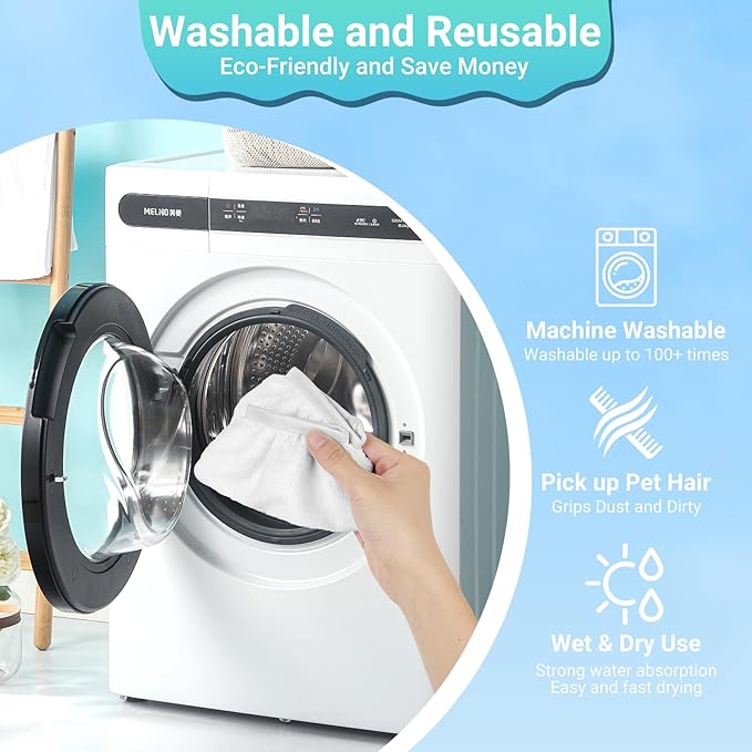10 Pack Steam Cleaner Accessories, Microfiber Cloths for Handheld Steam Cleaner, Compatible with Bissell Steam Shot, Dupray, Wagner, McCulloch, PurSteam, Universal and Washable
